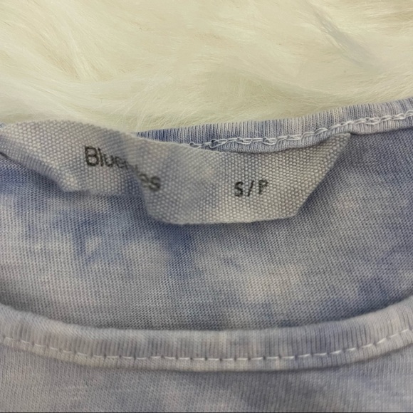 Bluenotes Tie Dye Crop Tie Front Tank Top Size Small - Picture 5 of 5